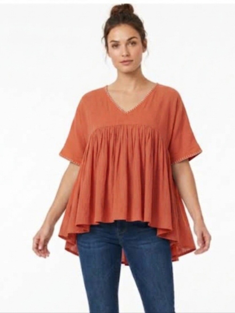 Sundance Boho Babydoll Gauze Top